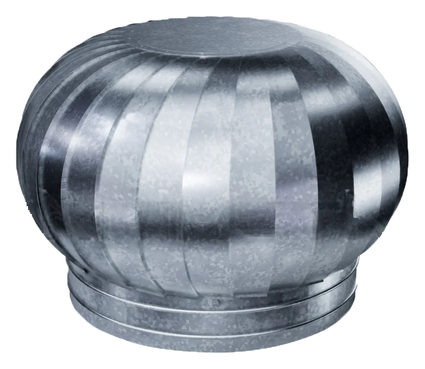 Sombreros eólicos de chapa