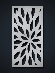 Dibujo O5 Flor Dalia de la galería de paneles decorativos, para cortar con láser