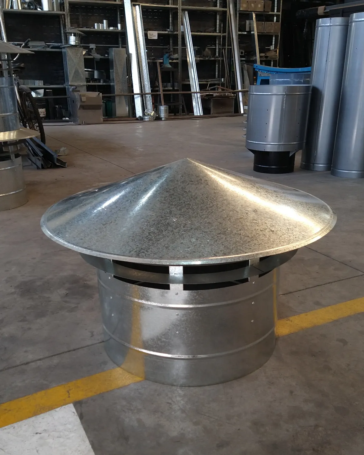 Sombrero chino de chapa galvanizada